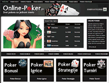 Tablet Screenshot of online-poker.rs