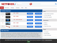 Tablet Screenshot of online-poker.fm